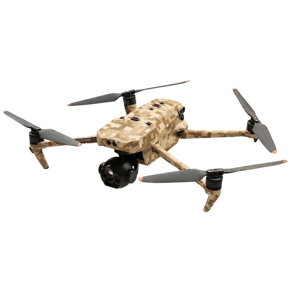 VTOL drone in flight