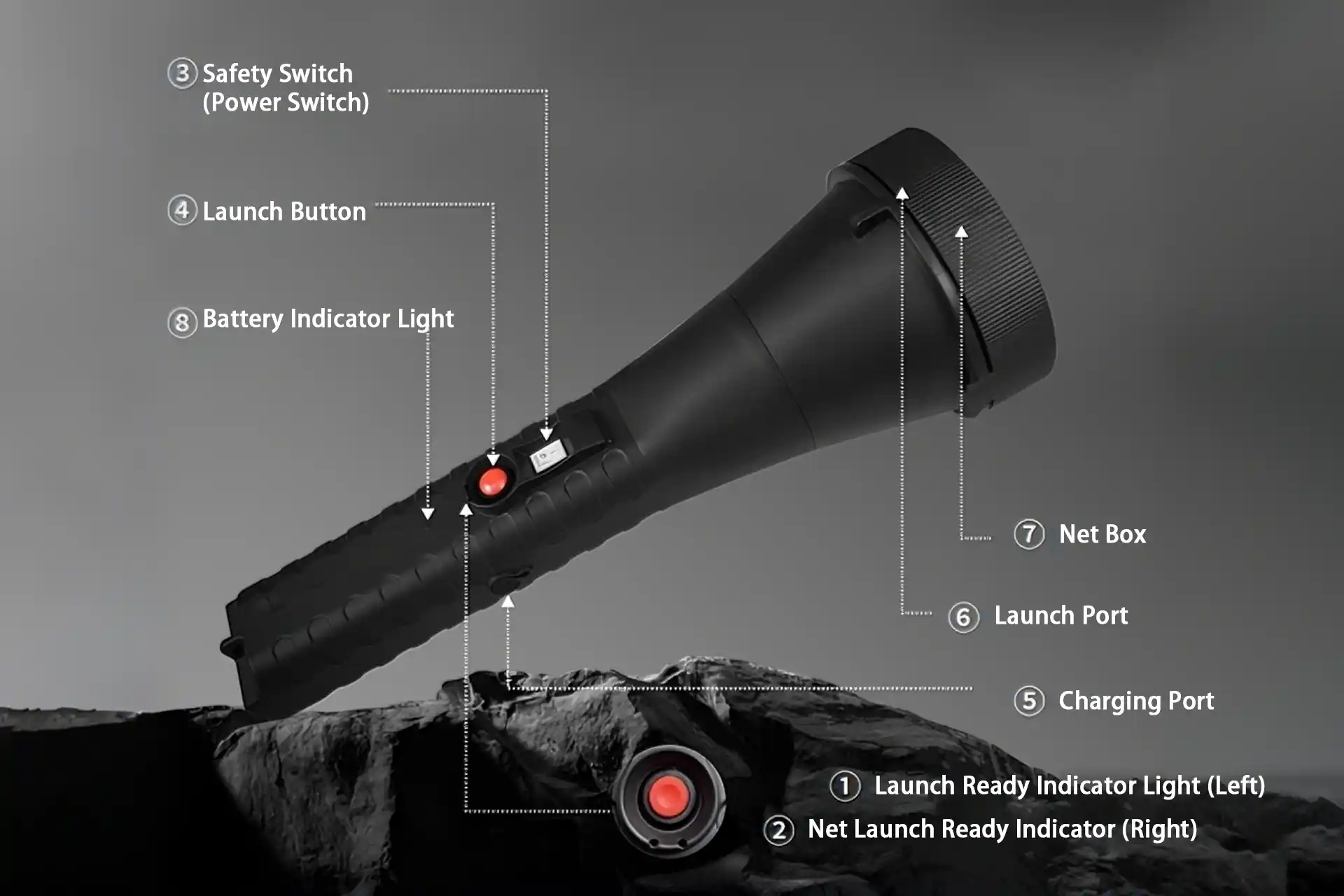 Long-endurance border patrol drone